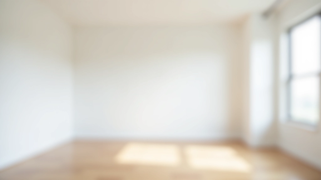 Empty unfurnished apartment room with white walls and wooden flooring