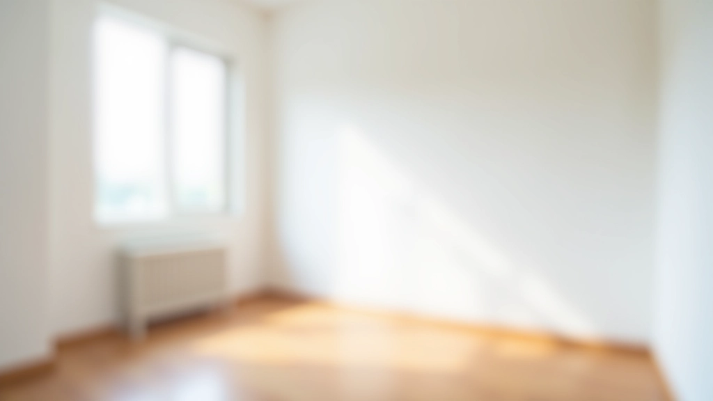 Empty unfurnished bedroom with hardwood flooring and neutral walls